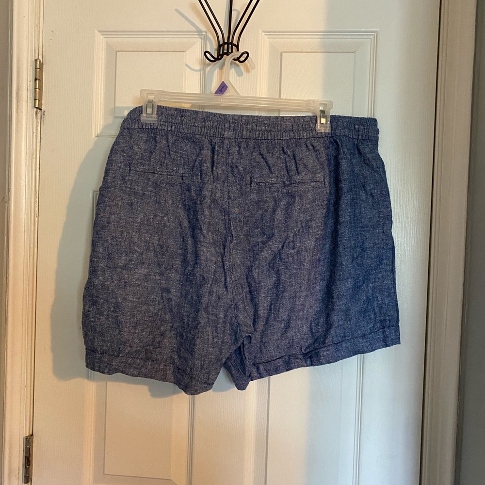 XXL Old Navy Linen Shorts, chambray